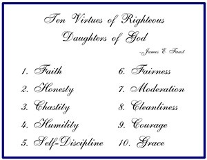 Ten Virtues of a Righteous Women